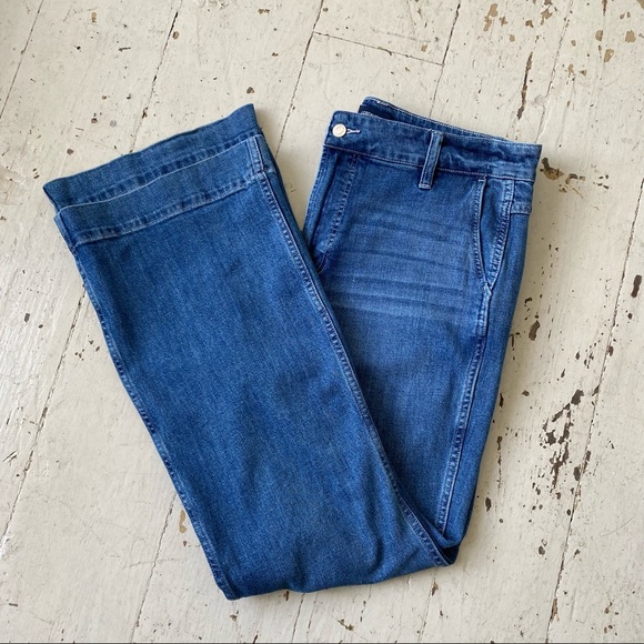 J Crew Jeans High Rise Wide Leg Trouser Pants K5200 - Picture 8 of 14